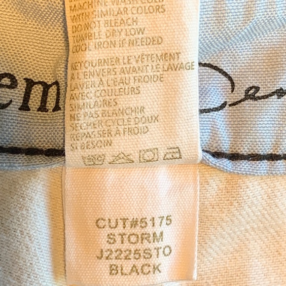 Element Storm Aztec Denim Raw Hem Cut Off Shorts Size 27 - Picture 6 of 6